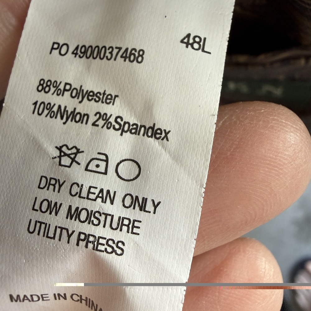 Lauren Ralph Lauren Corduroy Blazer Brown Paisley Lining 48 Long‎ Two Button - Picture 6 of 6